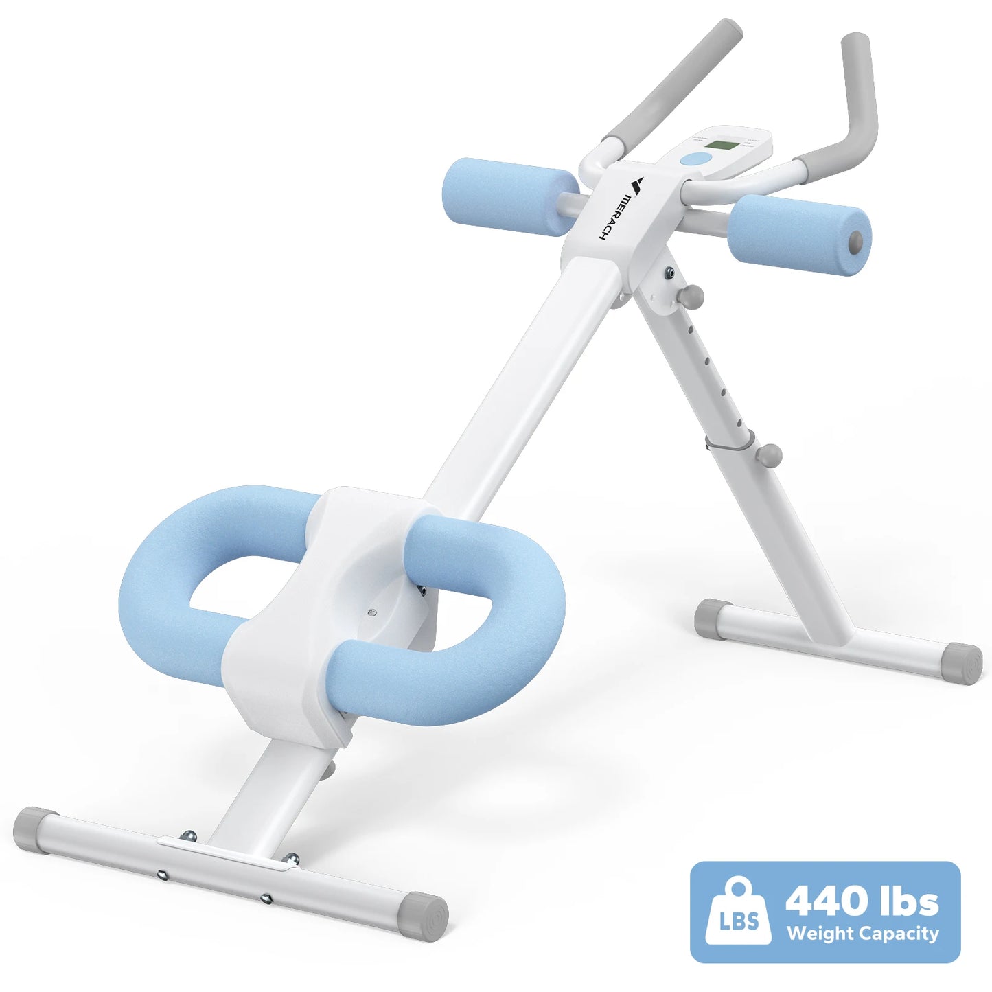 MERACH Abdominal Machine Adjustable Trainer Foldable Core Exercise System