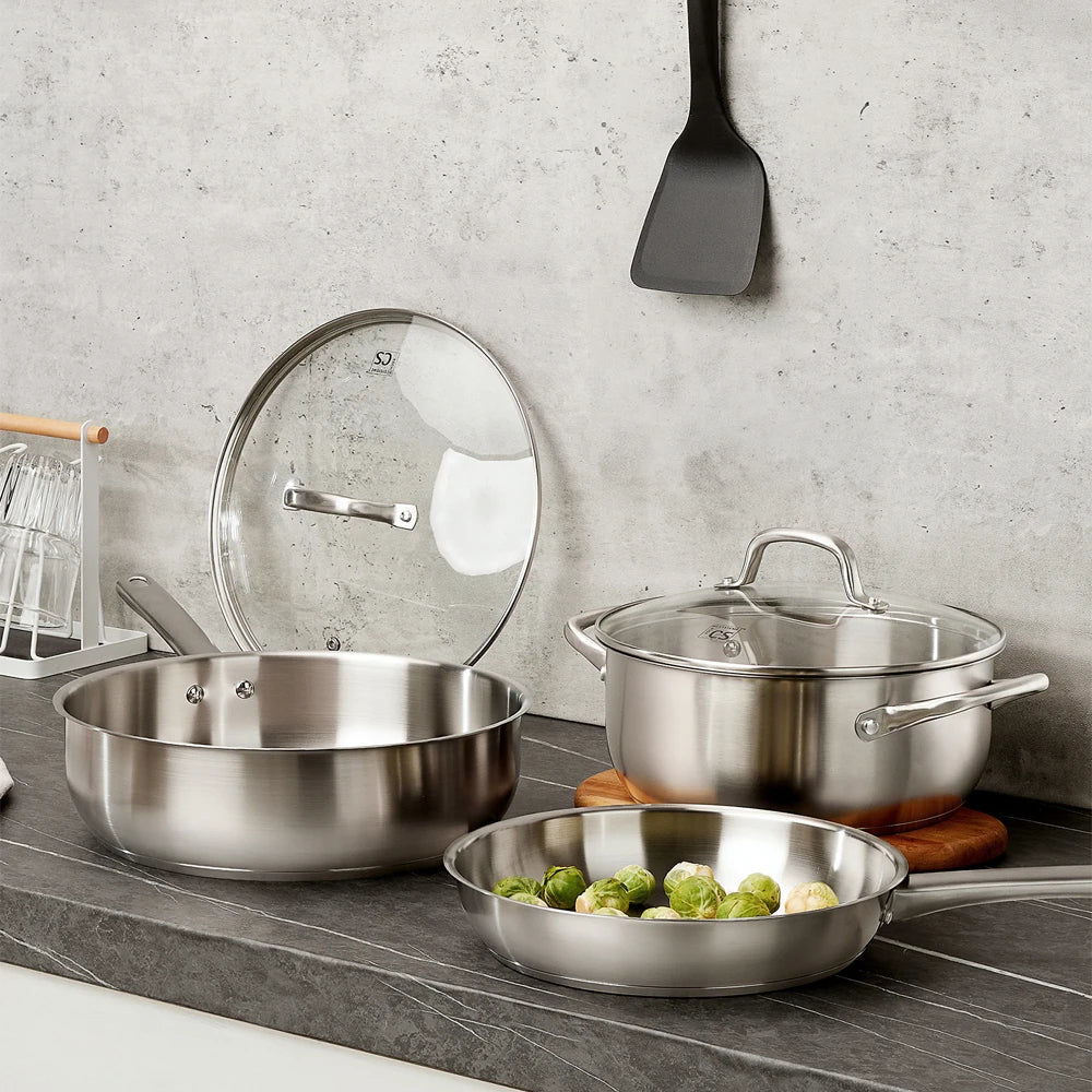 KOCH SYSTEME CS Stainless Steel Cookware Stoves Compatible Oven Safe