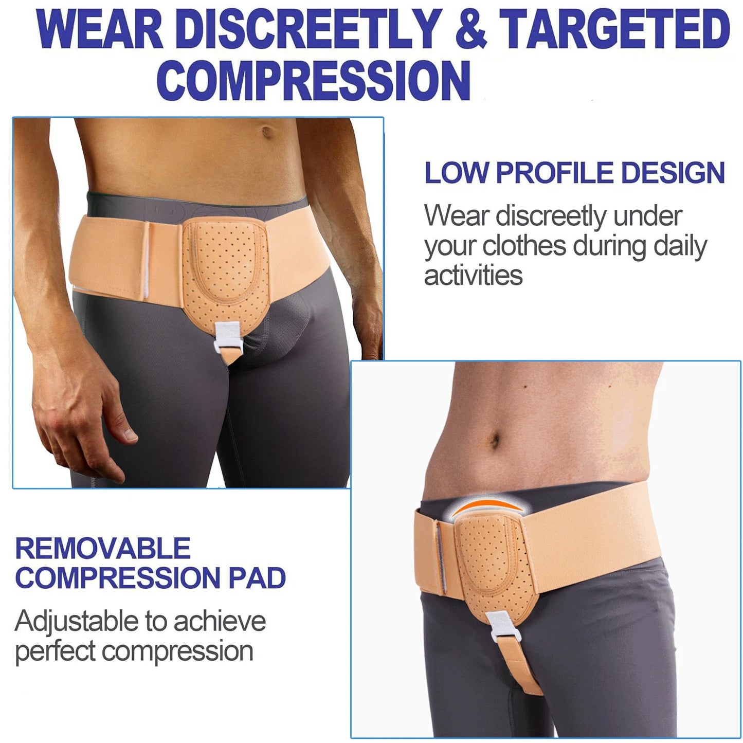 Inguinal Hernia Belt Truss Support And Pain Relief Breathable