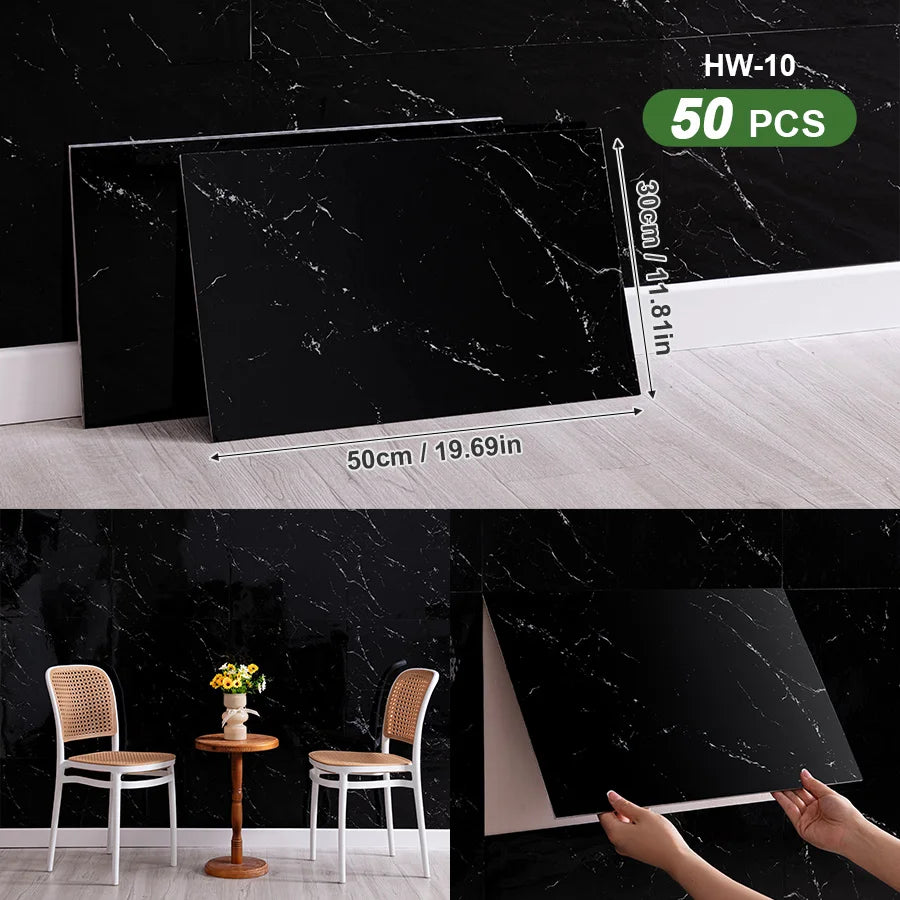 3D Self Adhesive Peel And Stick SXP Wall Tiles For Indoor Walls
