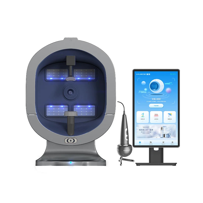 2026 Hot Professional X5 3D Skincare Facial Analyzer Portable HD Camera AI Technology Portable Testing Device for Skin Care