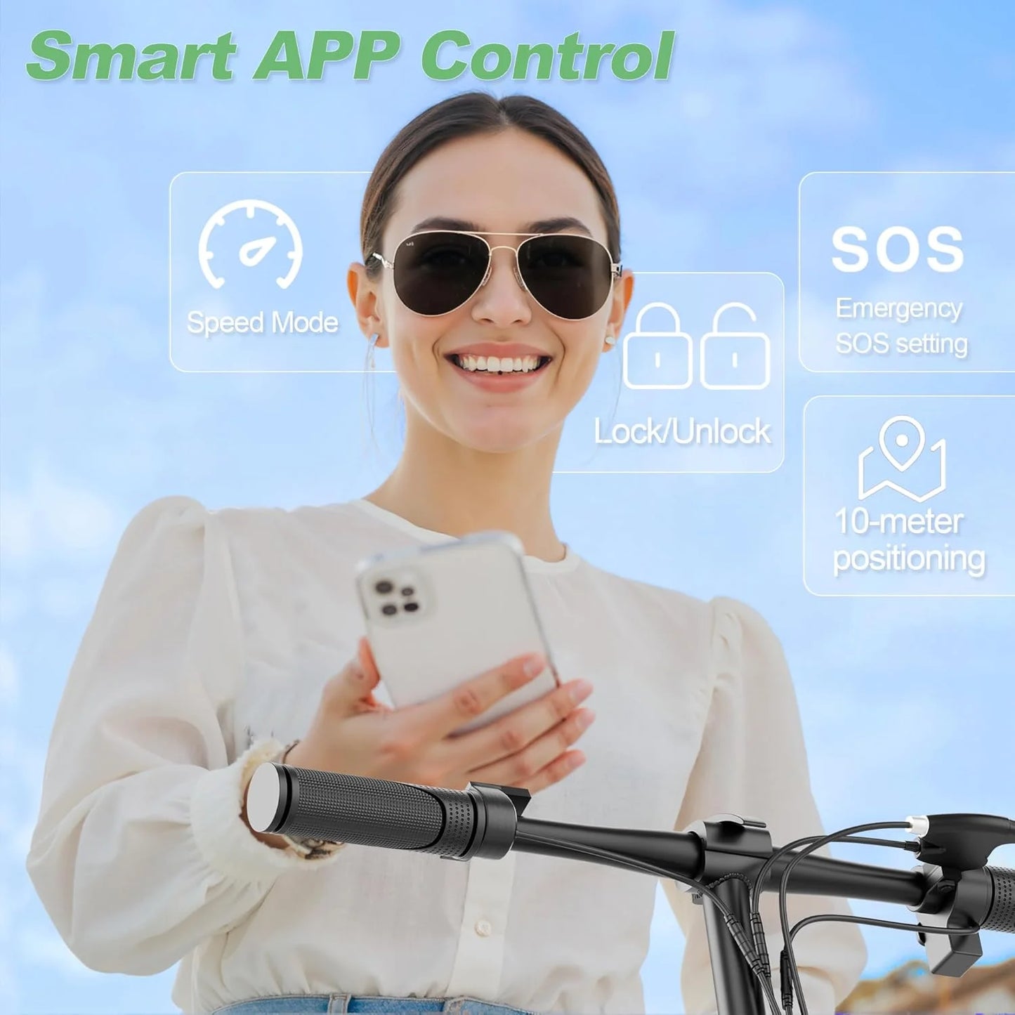 Electric Bicycle With Basket 10 4Ah Battery 28 Miles Range