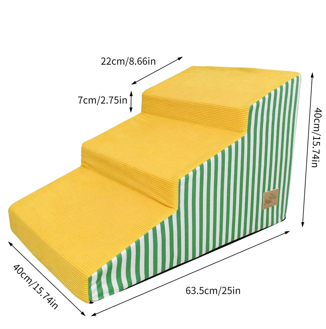 Pet Stairs For Dogs High Density Foam Ramp Safe Access