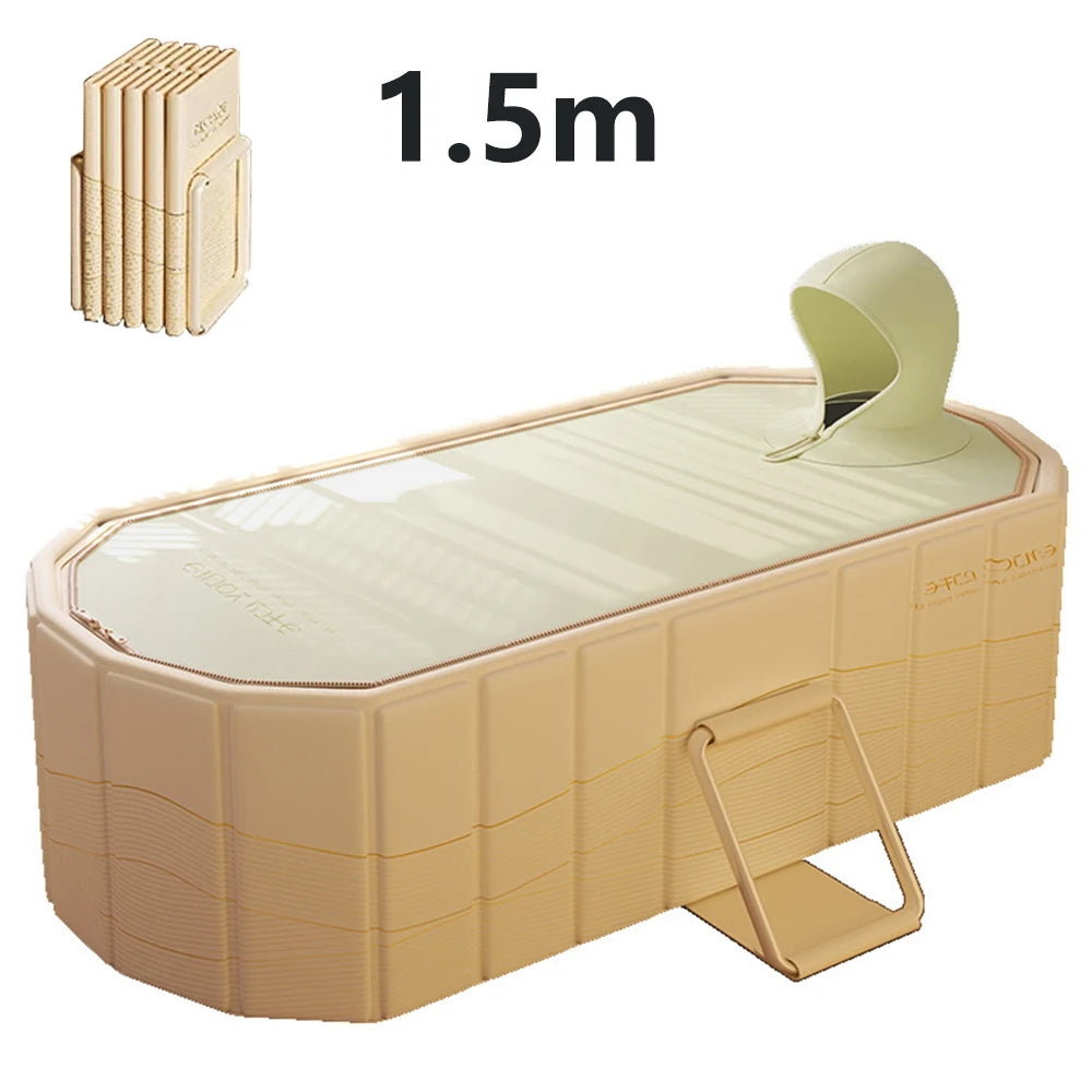 Portable Constant Temperature Foldable Bathtub For Adults With Lid