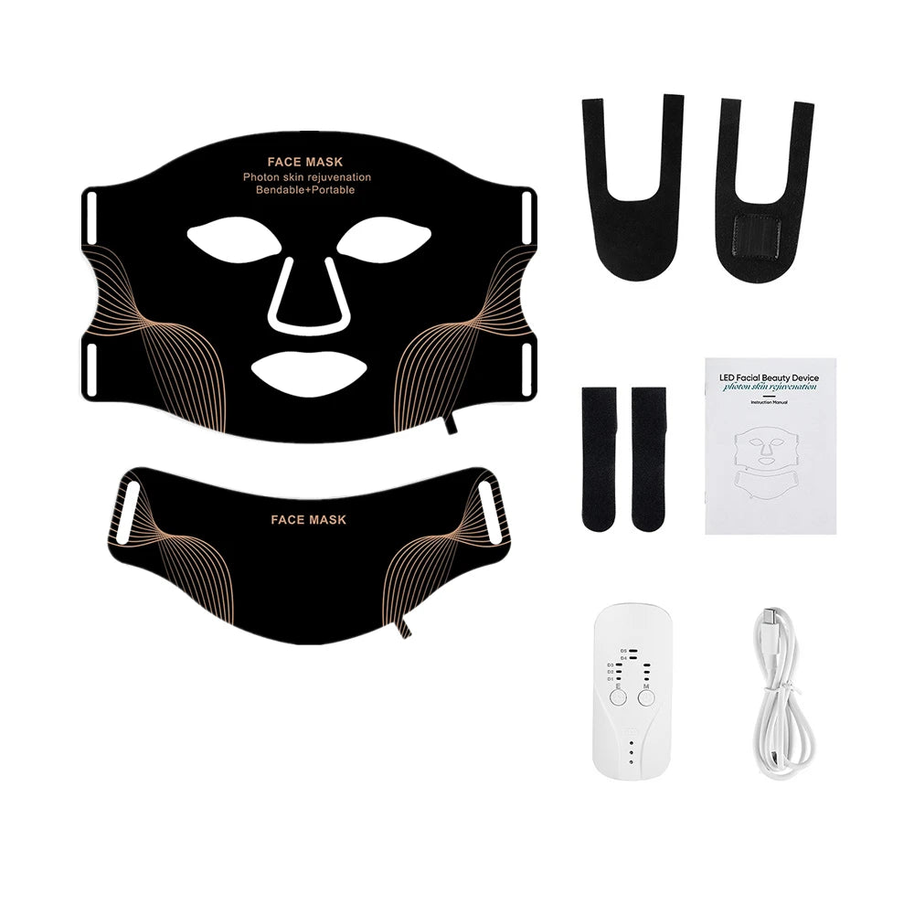 Foreverlily Silicone LED Mask For Face And Neck LED Therapy