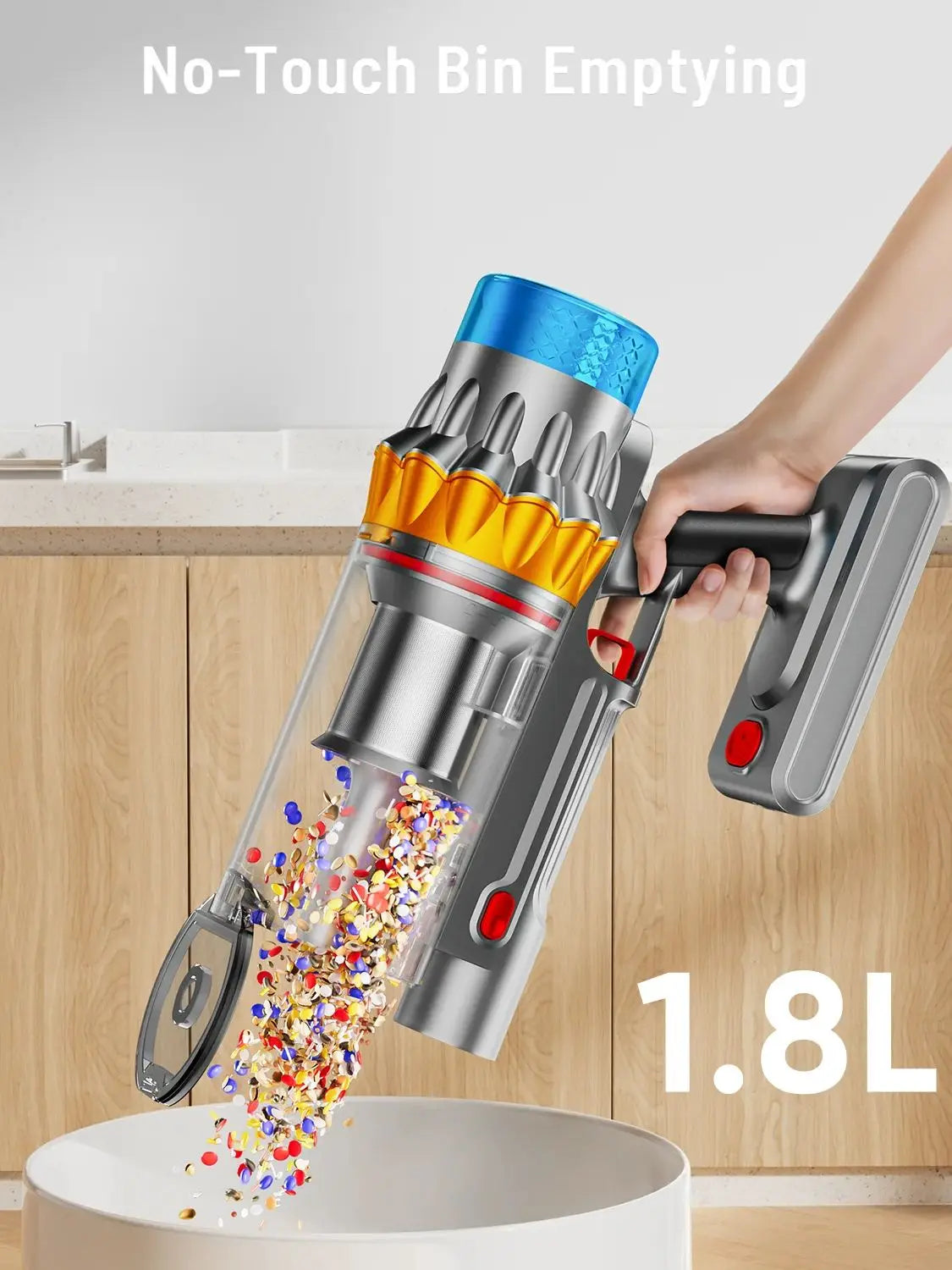 VAKERR X15 Pro Cordless Vacuum Cleaner 65KPa Suction Pet Hair
