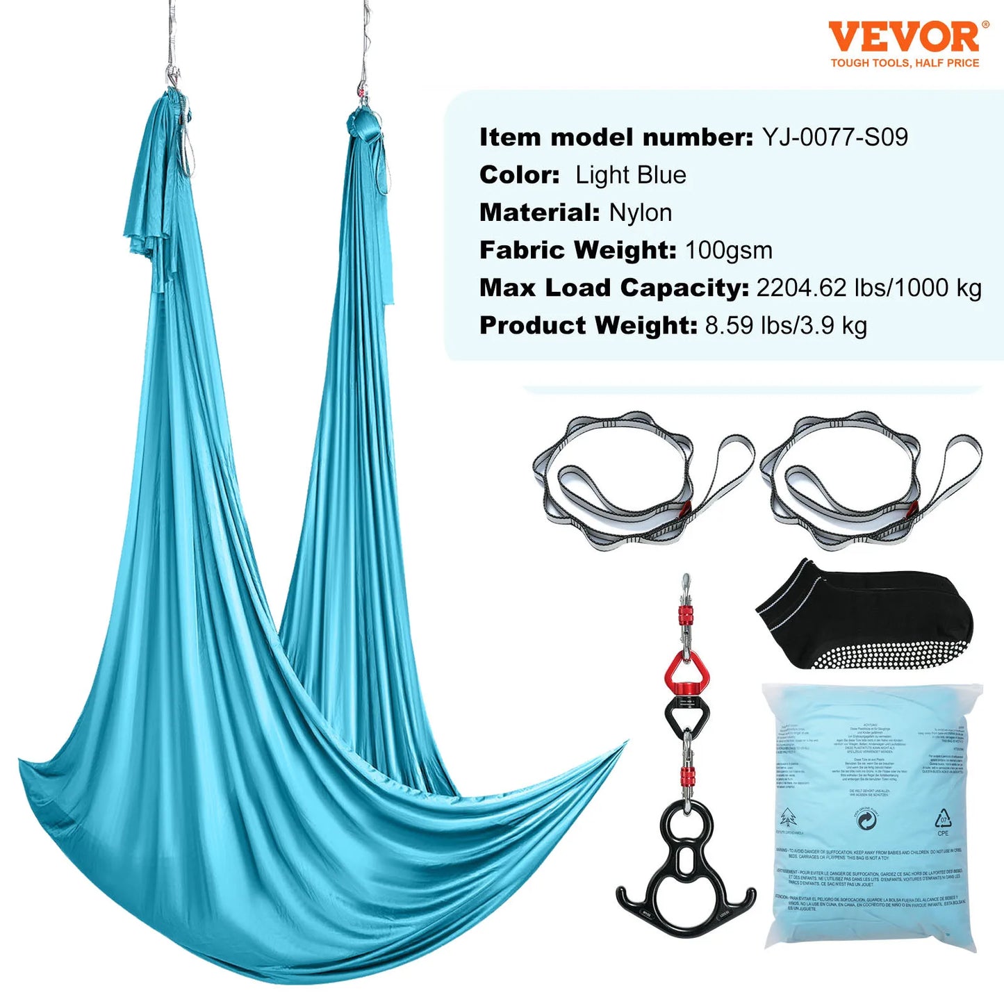 SucceBuy Aerial Yoga Hammock Starter Kit For All Levels Fitness