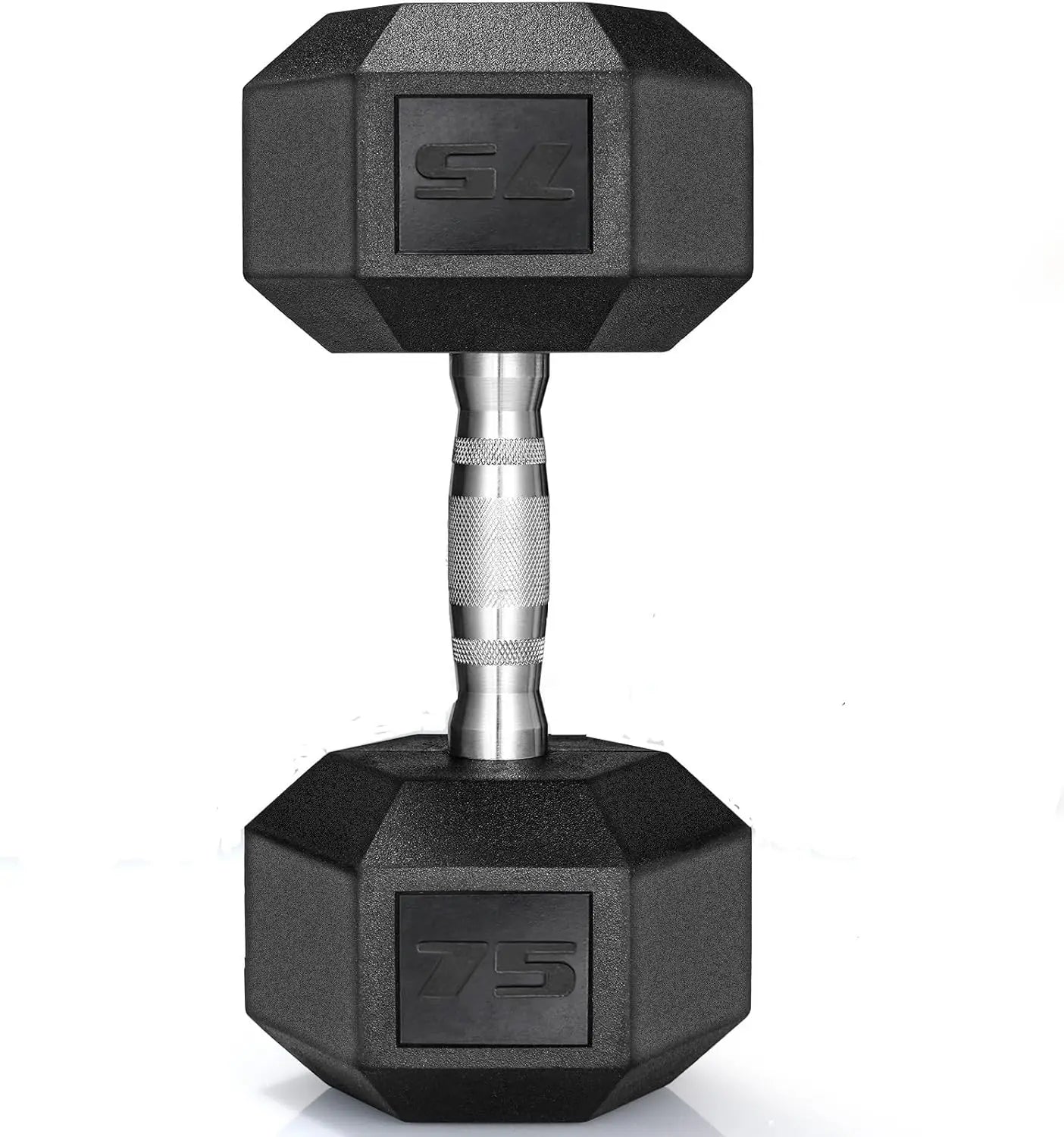 NONED Rubber Hex Dumbbell Set 30-75Lb Rubber Coated Cast Iron