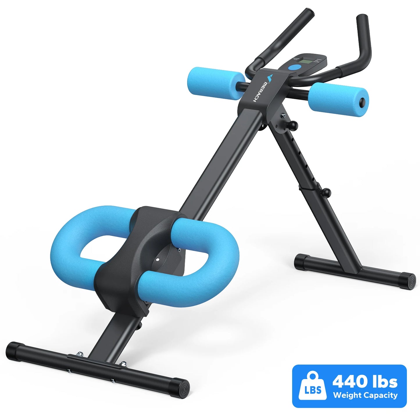 MERACH Abdominal Machine Adjustable Trainer Foldable Core Exercise System
