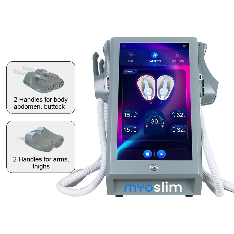6500W Electromagnetic Stimulator for Muscle Building & Fat Loss HI-EMT Technology for Waist, Hip, Thigh & Arm Toning  CE