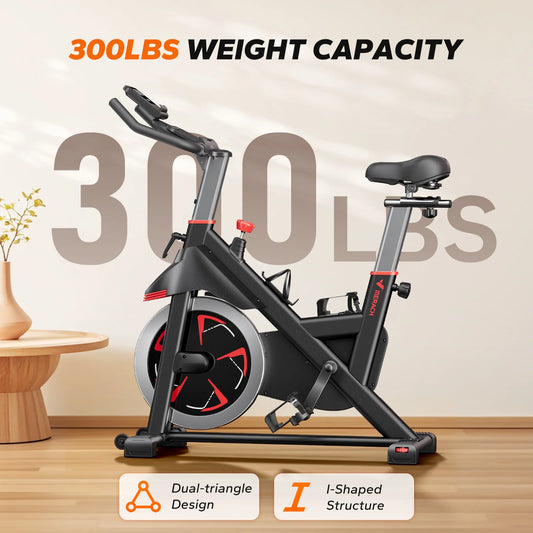 MERACH S38 Indoor Exercise Bike With Magnetic Resistance App