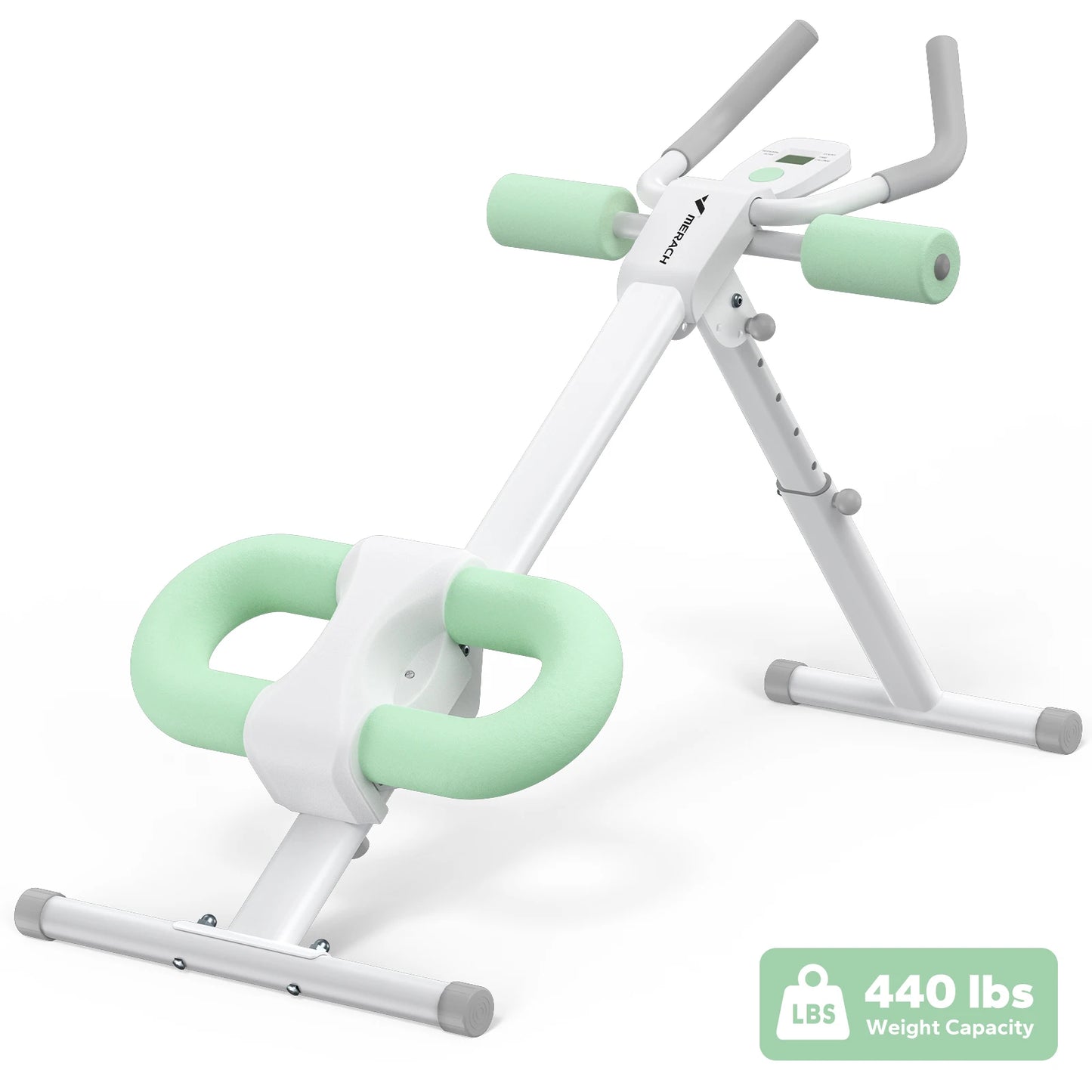 MERACH Abdominal Machine Adjustable Trainer Foldable Core Exercise System