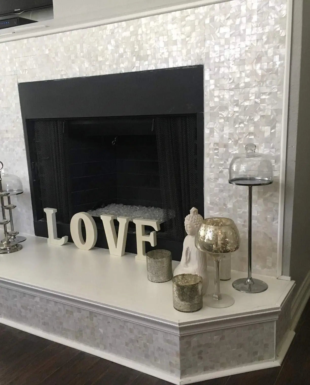 Art3d Pearl Shell Mosaic Tile Backsplash For Walls