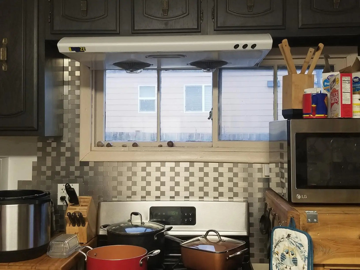 Art3d Peel And Stick Stainless Steel Backsplash Tile 3D Self Adhesive