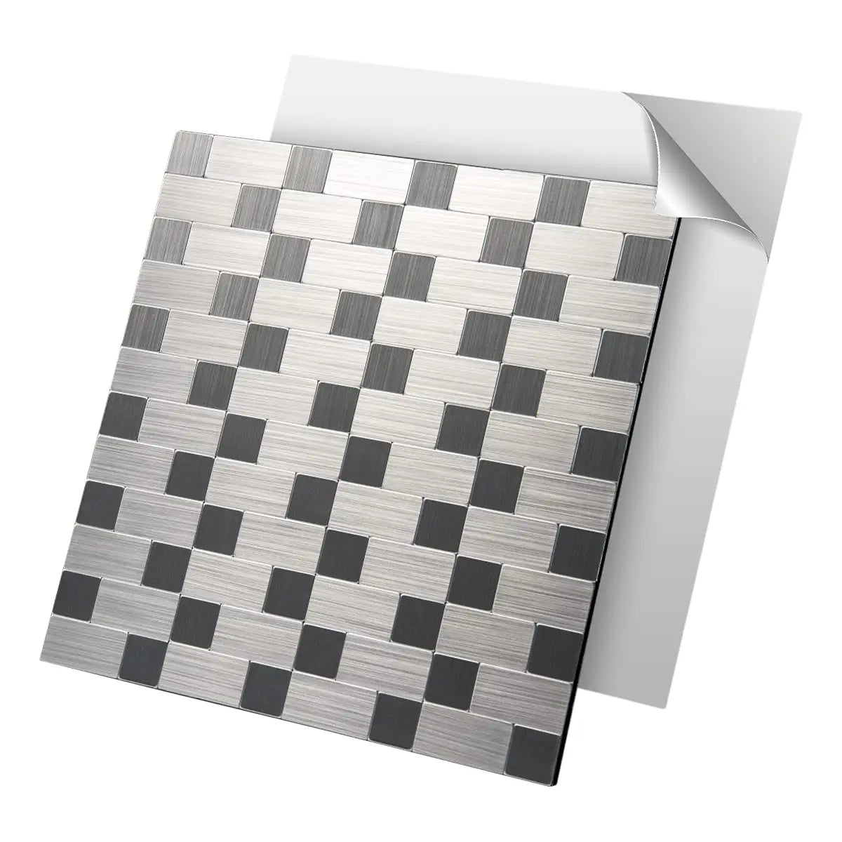 Art3d Peel And Stick Stainless Steel Backsplash Tile 3D Self Adhesive
