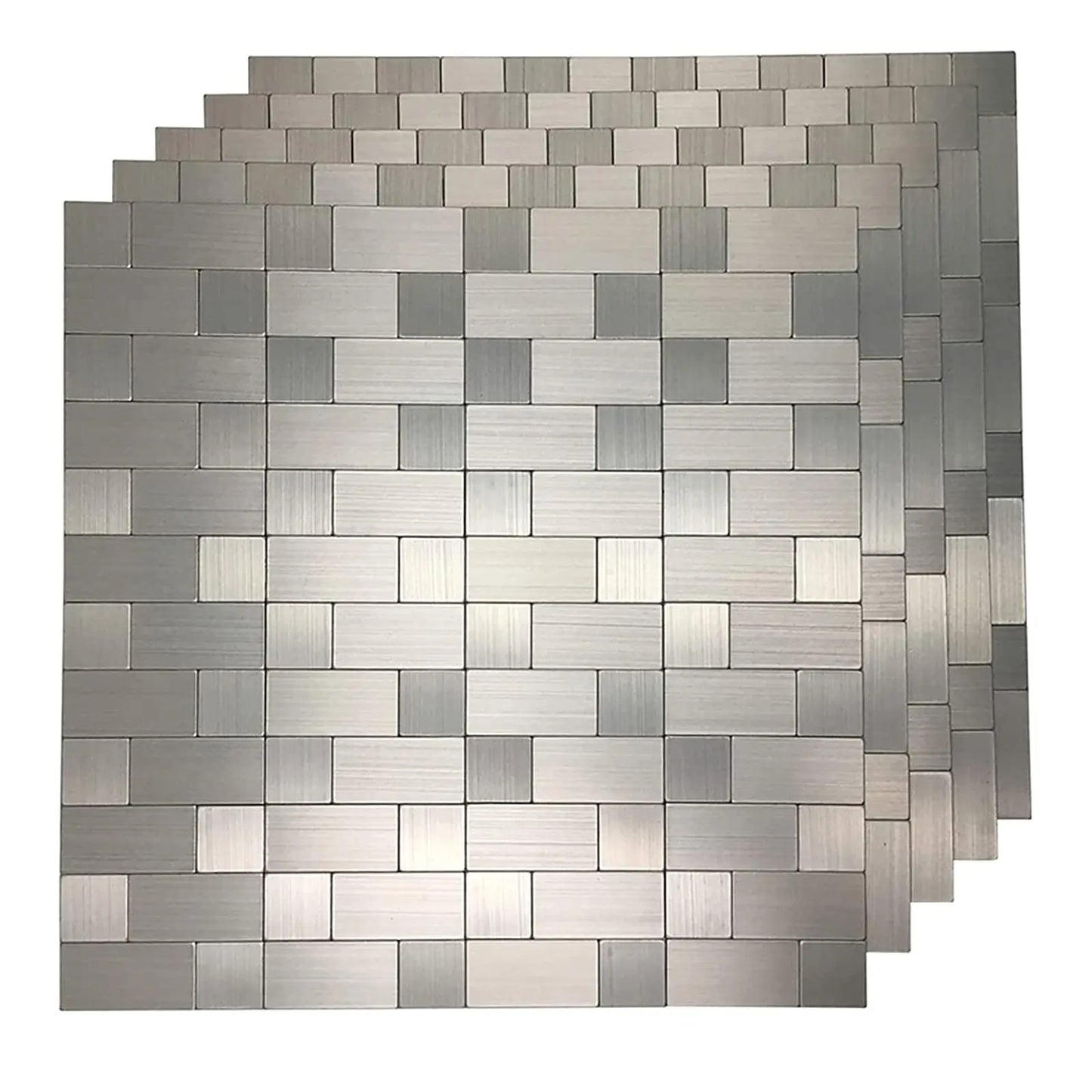Art3d Peel And Stick Stainless Steel Backsplash Tile 3D Self Adhesive