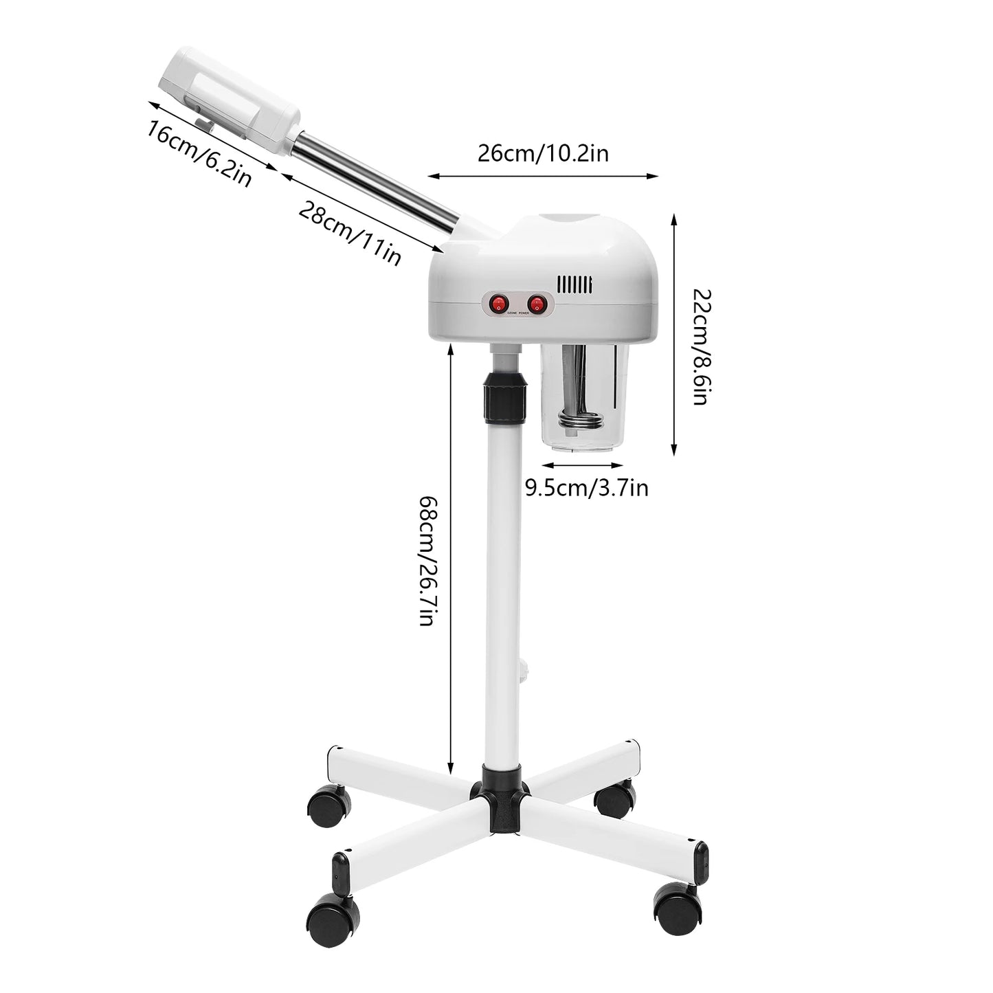 Professional Facial Steamer 800W Skin Care Equipment for Spa