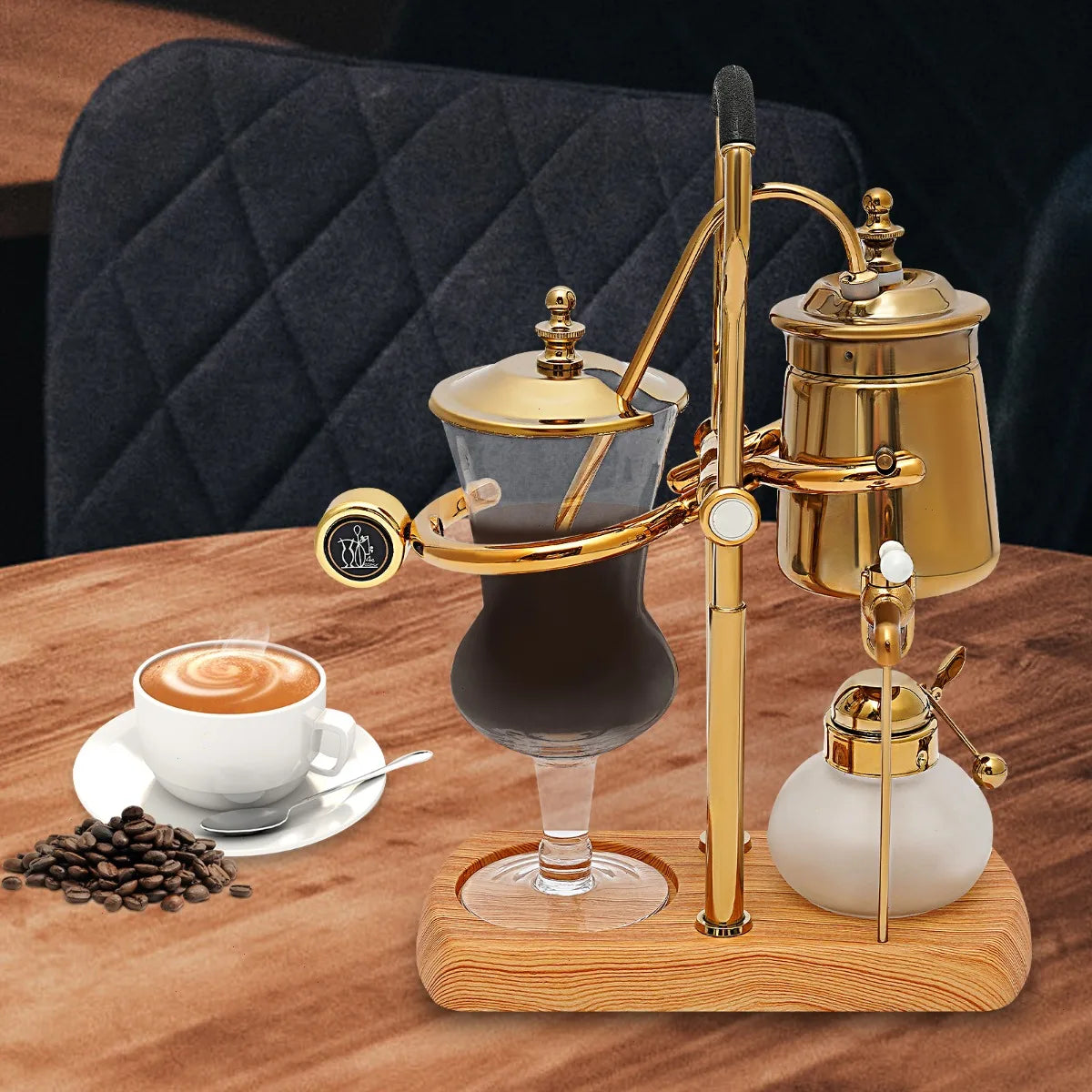 Sweetmile Siphon Coffee Maker With Glass Pot And Steel Filter