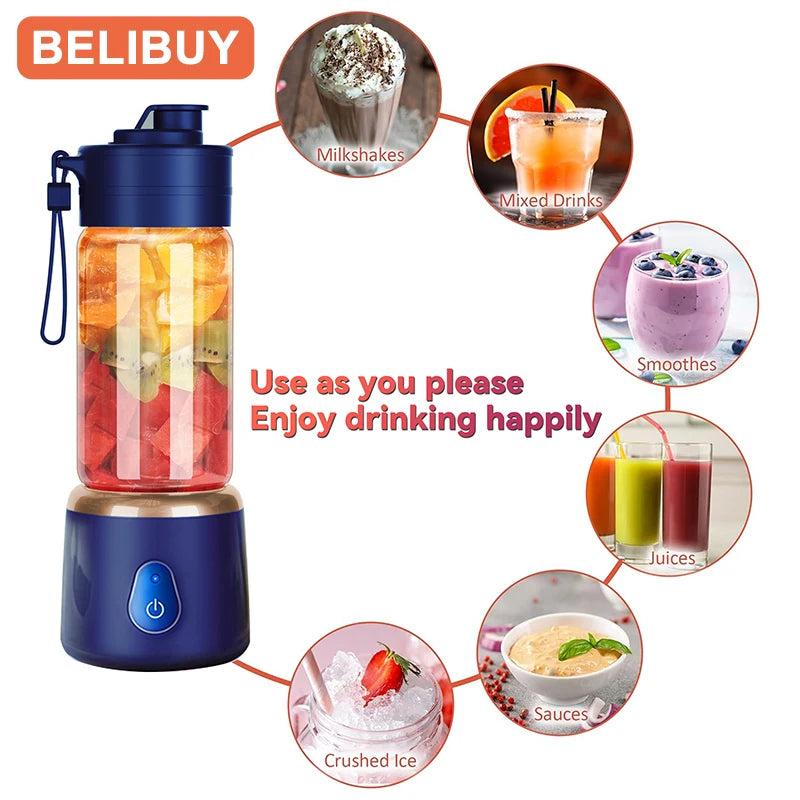 Portable USB Juicer Blender for Travel Citrus Squeezer Mini Household