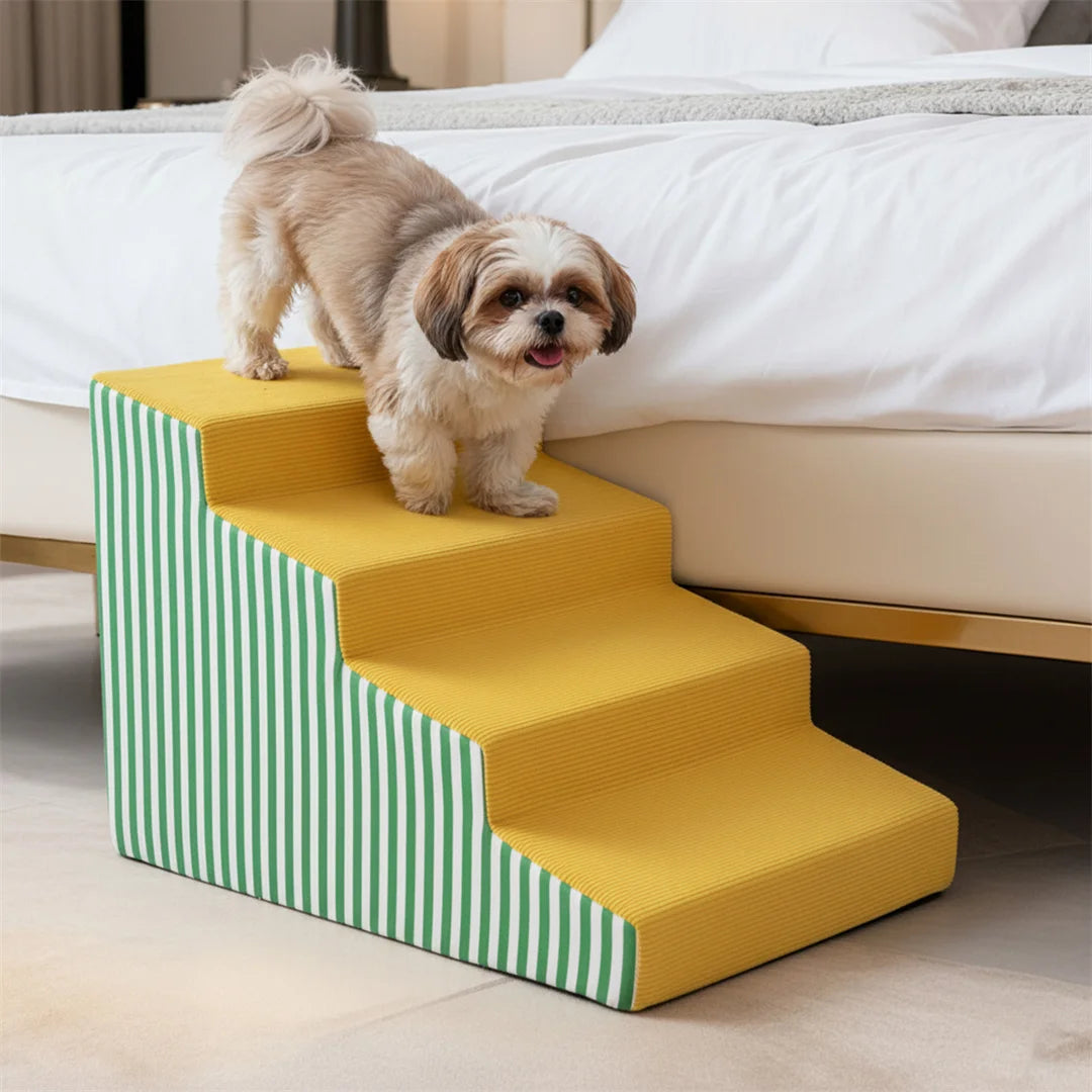 Pet Stairs For Dogs High Density Foam Ramp Safe Access