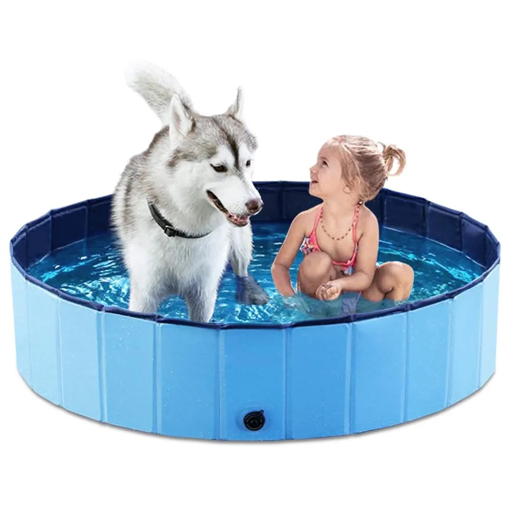 Portable Dog Pool Bath Tub For Large Dogs Scratch Resistant