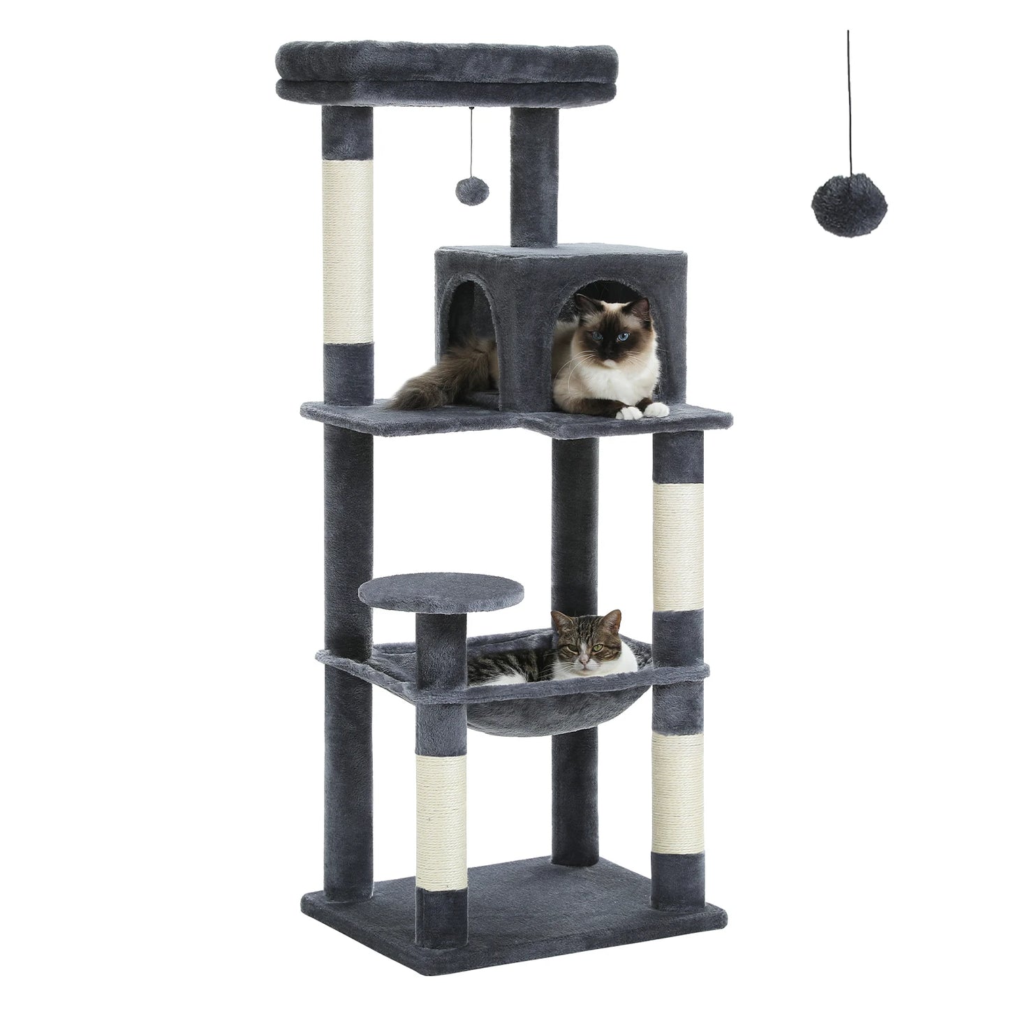 PAWZ Road Five-Level Cat Tree For Indoor Cats Perch Deluxe