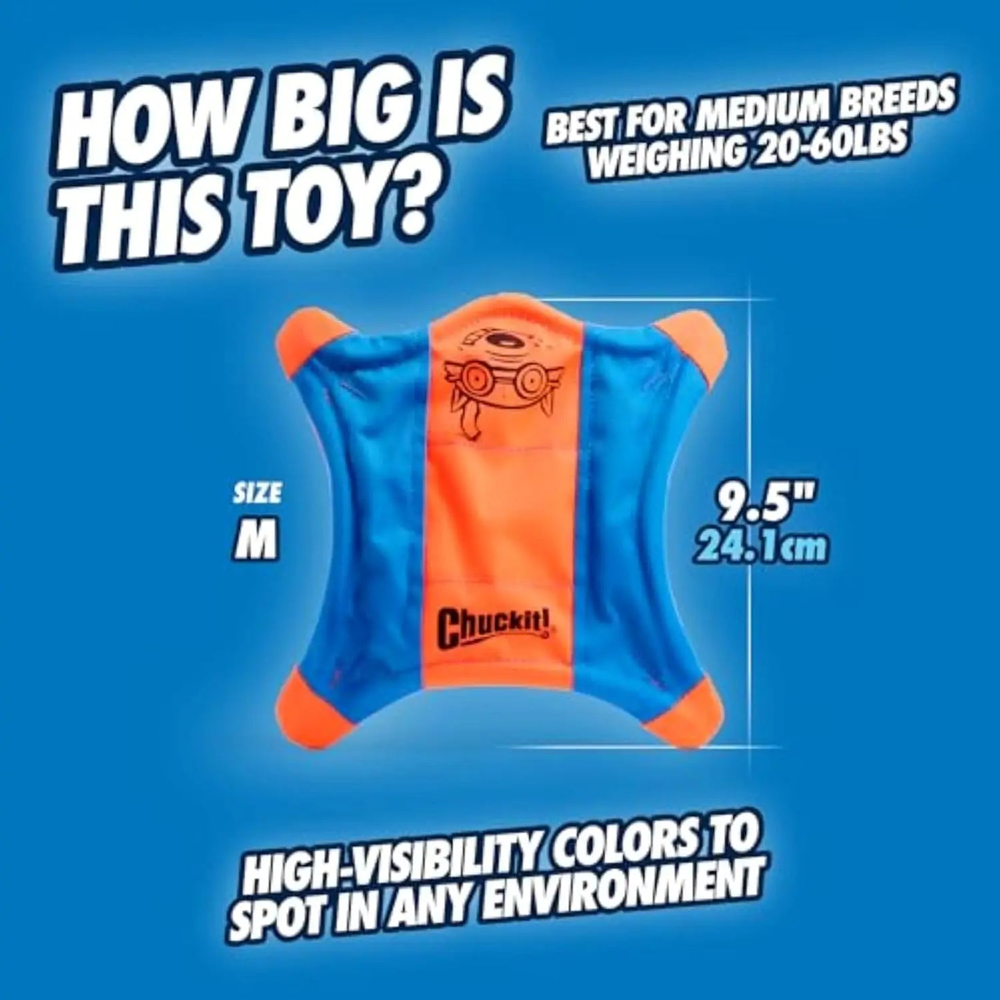 Water Floating Fetch Dog Toy Durable Polyester Canvas
