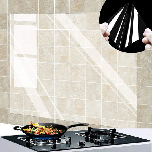Oil Proof Kitchen Wall Sticker Self Adhesive Waterproof Film For Tile
