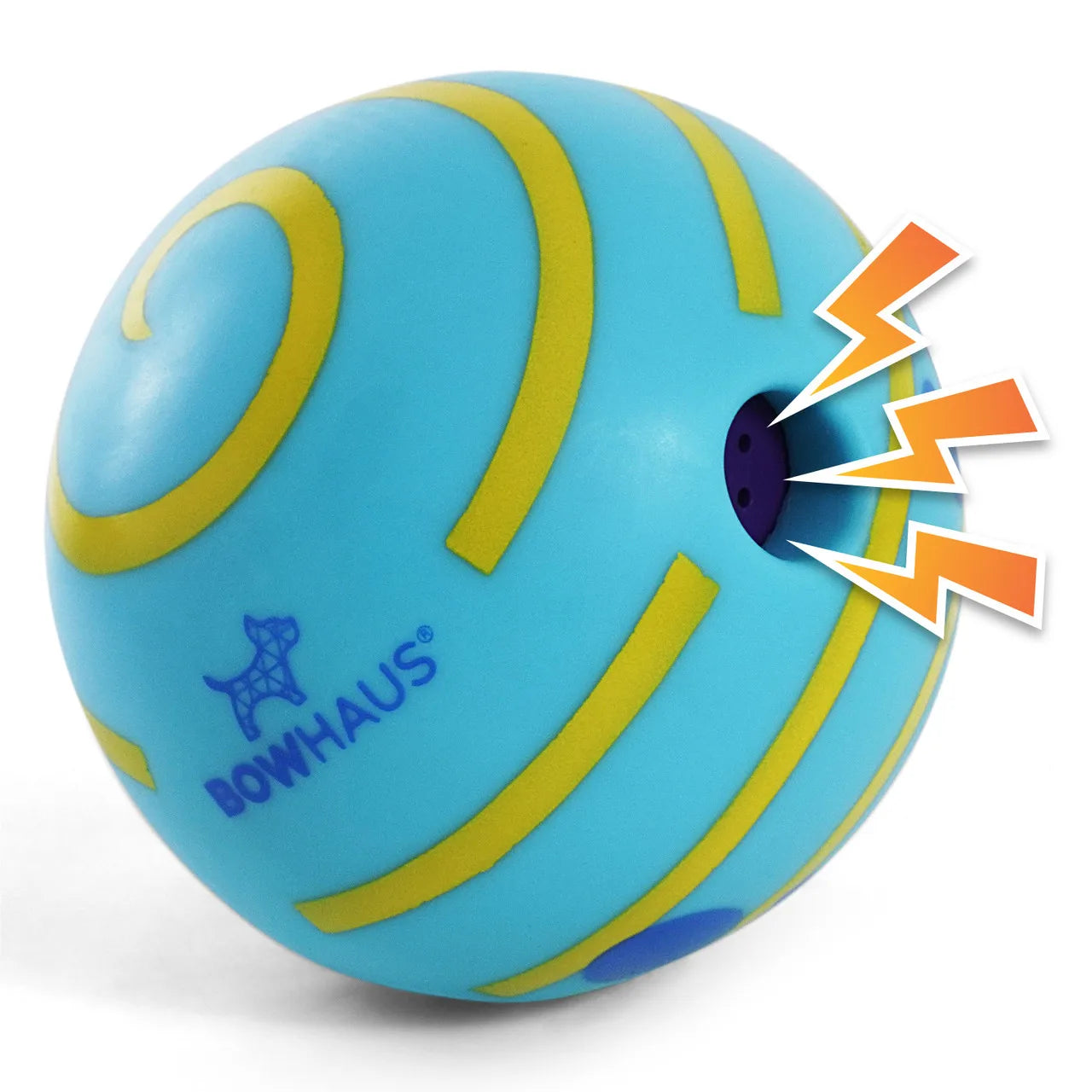 CAPHAUS Wobble Giggle Ball for Dogs Durable Indestructible Toy