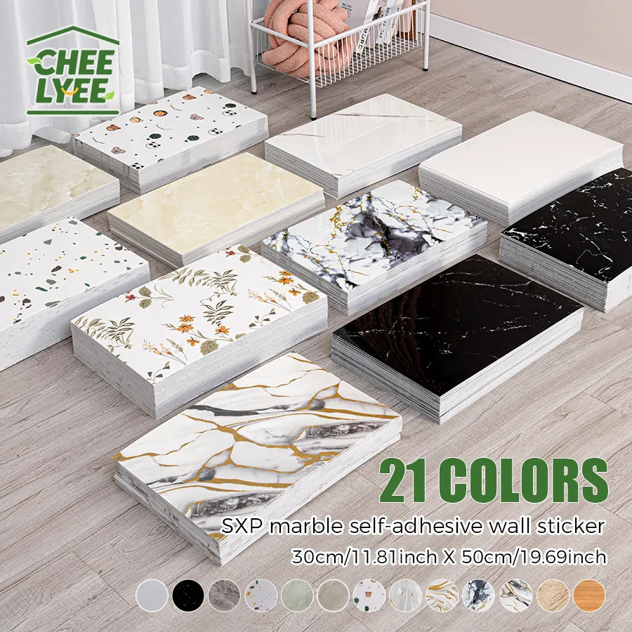 3D Self Adhesive Peel And Stick SXP Wall Tiles For Indoor Walls