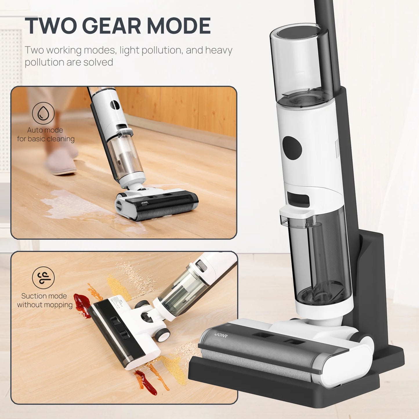 JONR ED12 Wet And Dry Smart Vacuum Cleaner Mop Floor Washer