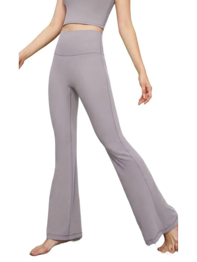 Flared Leggings Women High Waist Yoga Pants Breathable Quick Dry
