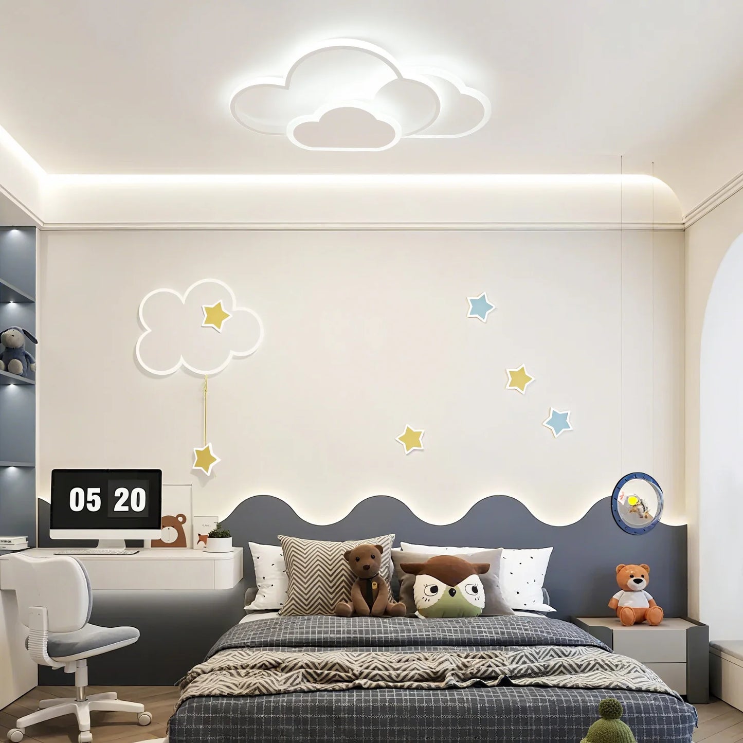LED Cloud Ceiling Light Modern Lamp for Bedroom Living Room