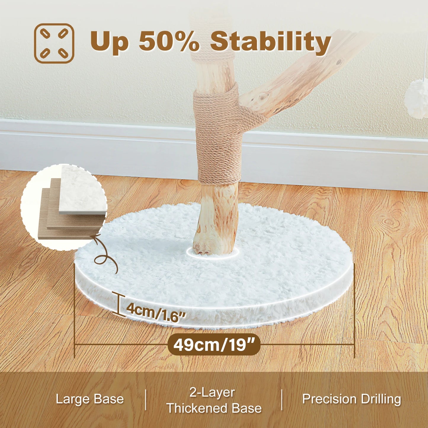 PAWZ Road Flower Cat Tree Indoor Cat Tower Perches