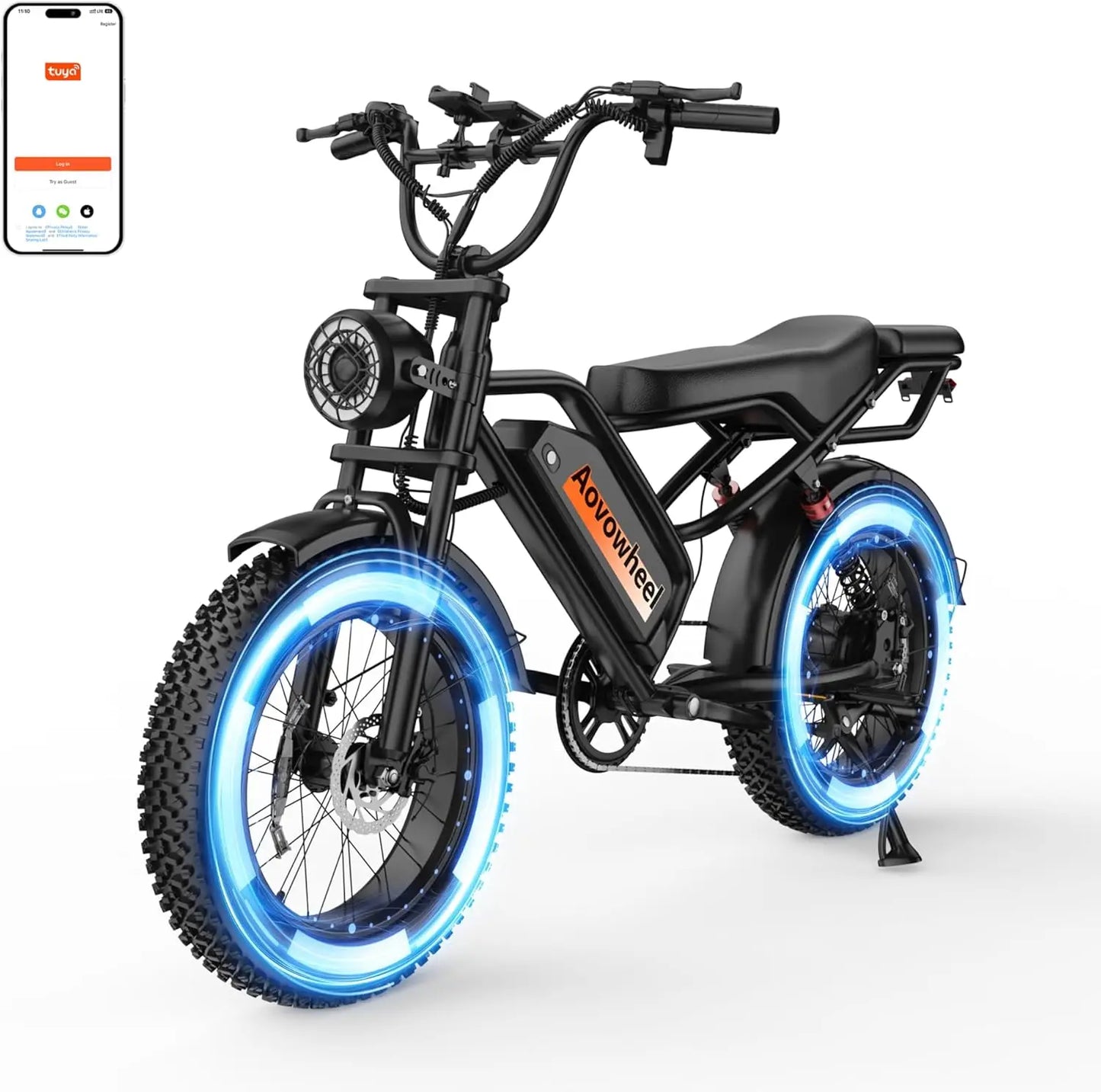 AOVOWHEEL AW2PRO Electric Bike 1500W Fat Tire All Terrain