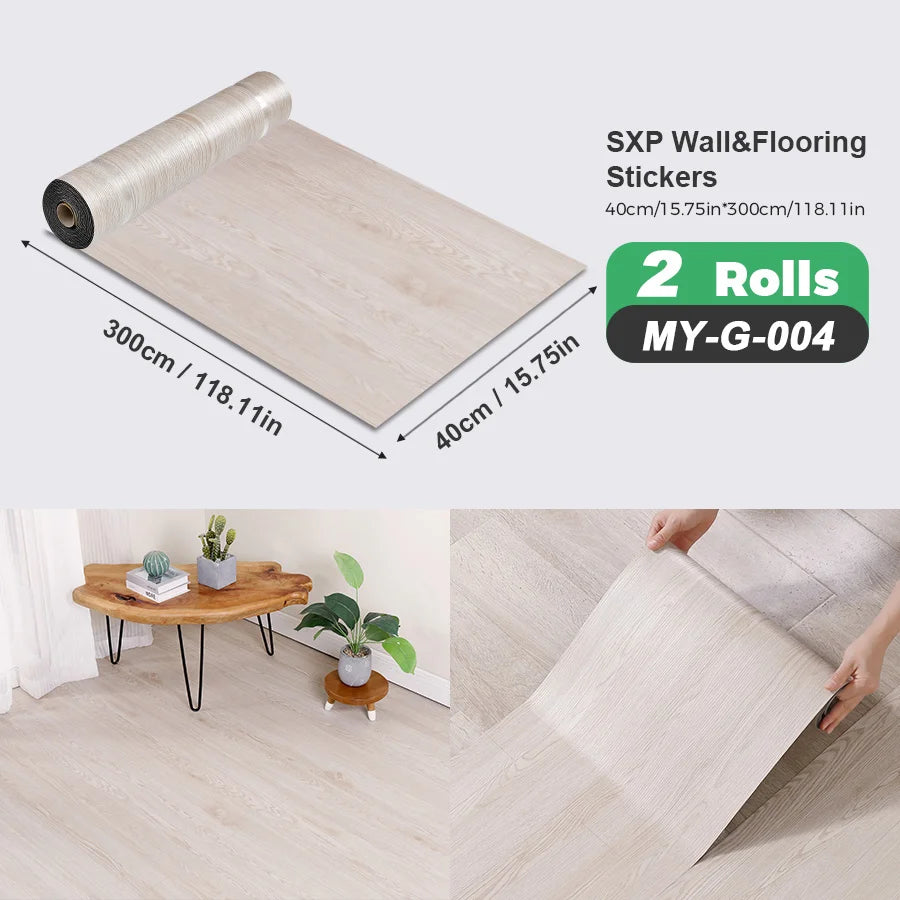 Self Adhesive Wall Floor Sticker Peel And Stick Wood Grain Marble Design