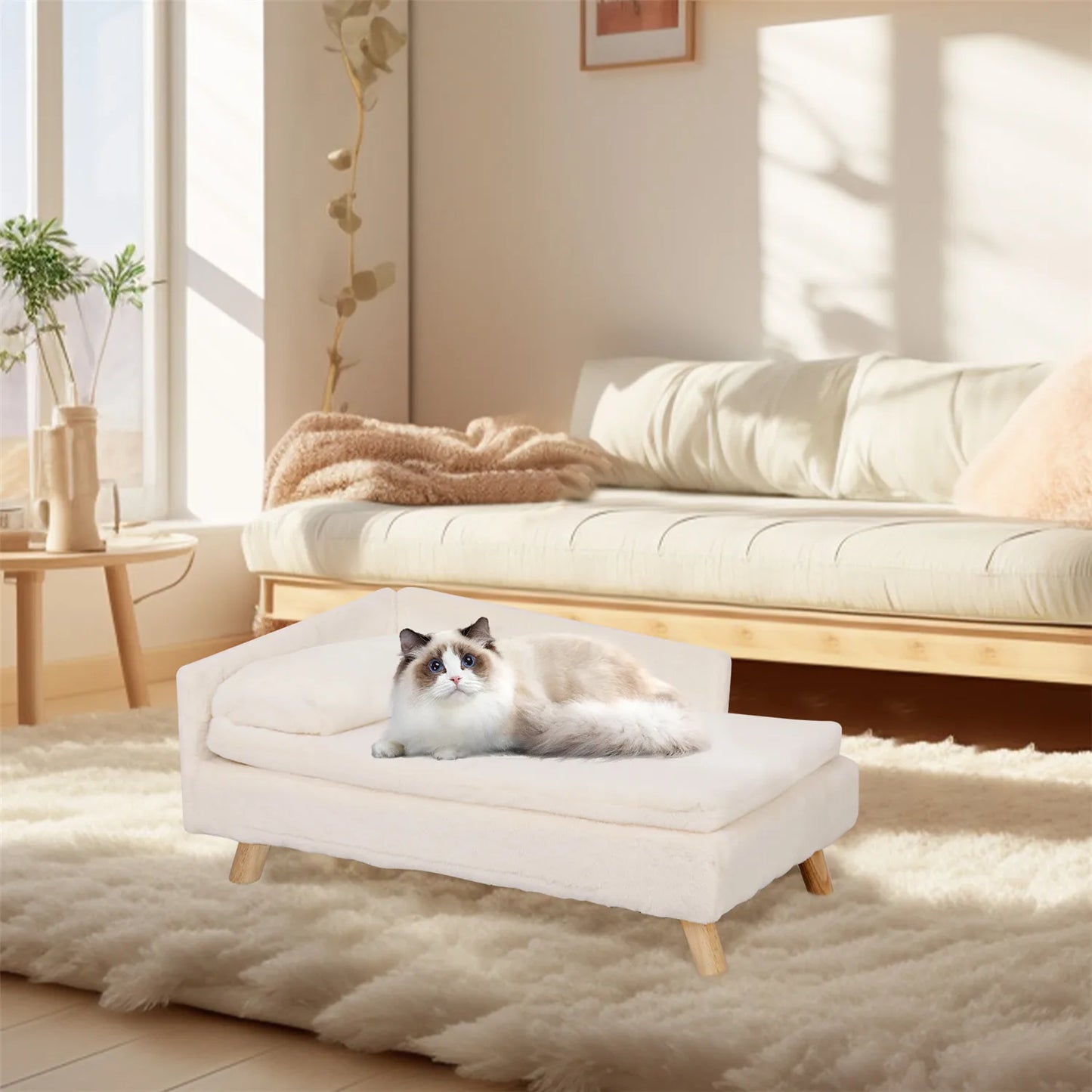 BINGOPAW Waterproof Raised Pet Sofa Bed for Dogs and Cats