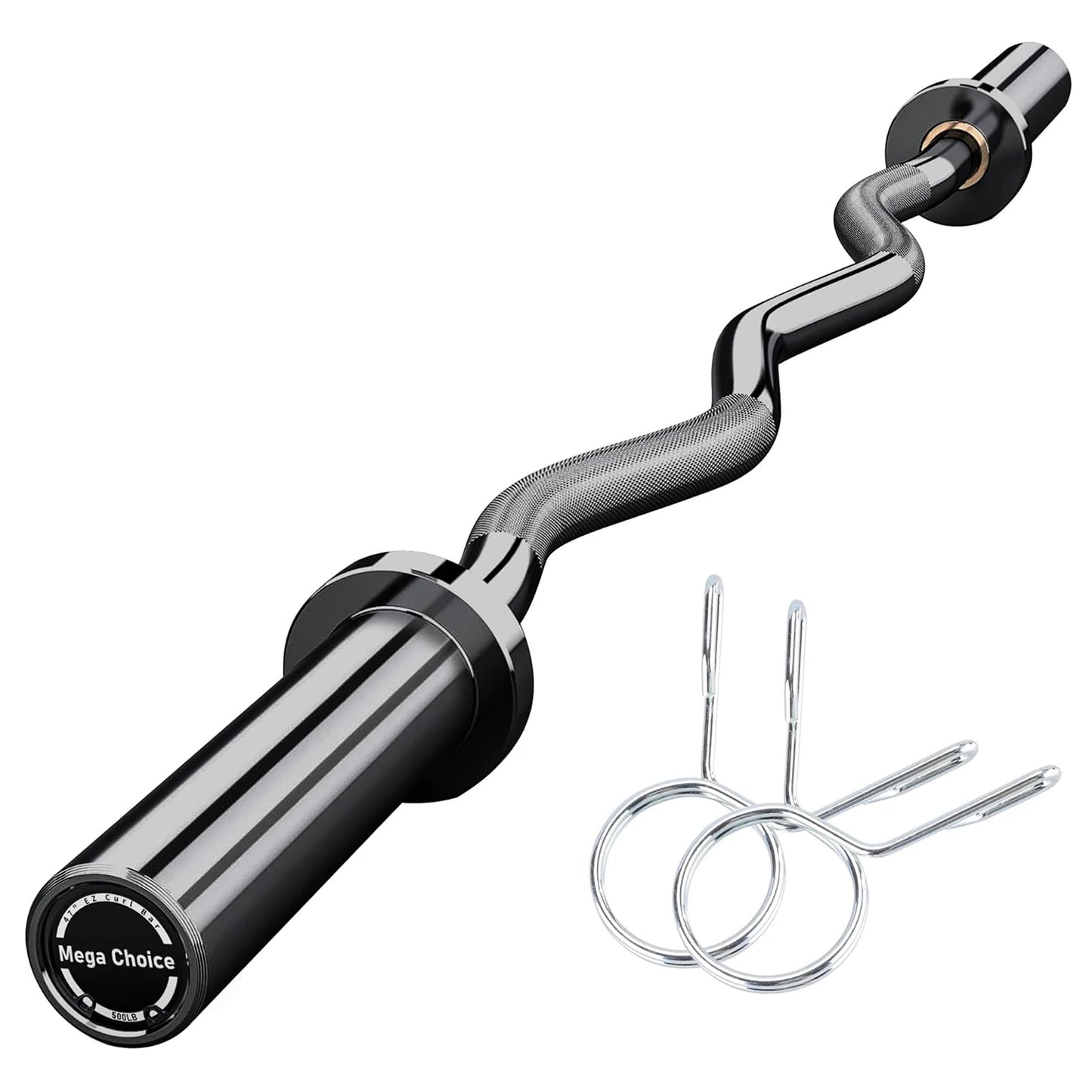 TWISTER.CK EZ Curl Barbell For Weightlifting And Powerlifting