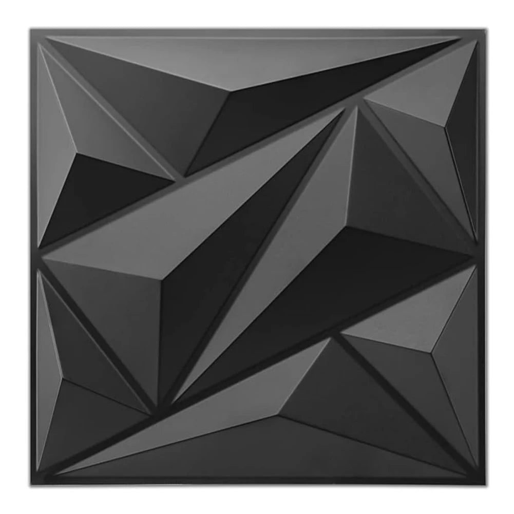 3D Diamond Wall Panels Self Adhesive PVC Tiles For Walls