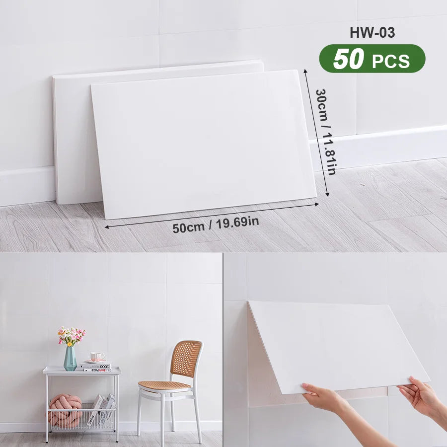 3D Self Adhesive Peel And Stick SXP Wall Tiles For Indoor Walls
