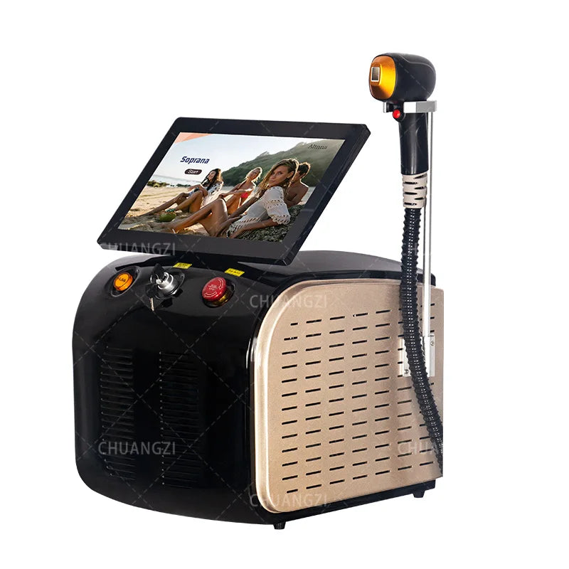 808nm Diode  Hair Removal Machine 4500W Face Permanent Painless Physical Underarm Body Care Depilation Equipment