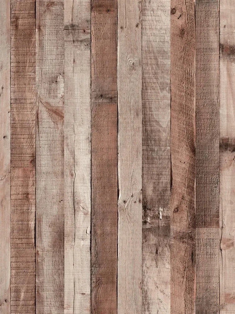 KALYNN Retro Wood Grain Peel and Stick Wallpaper