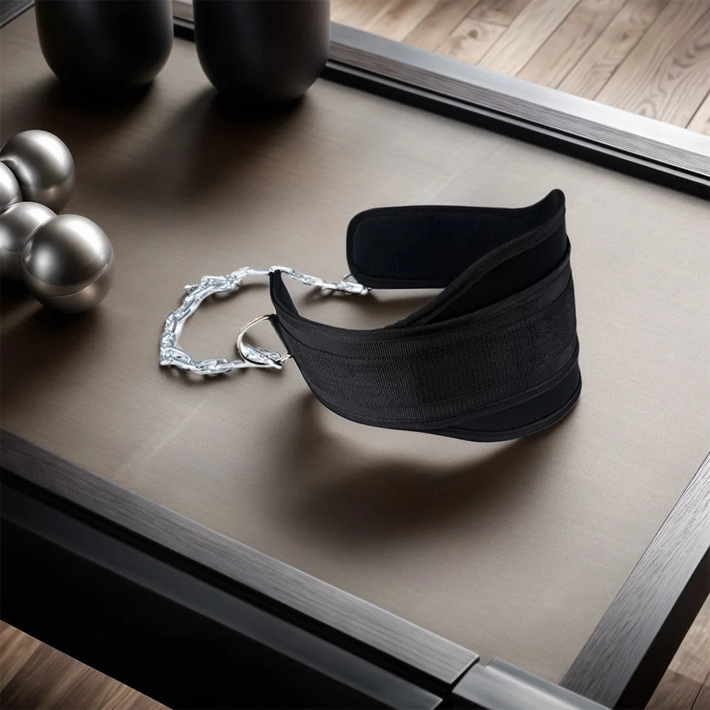 APWIKOGER Weight Lifting Dip Belt With Neoprene Chain