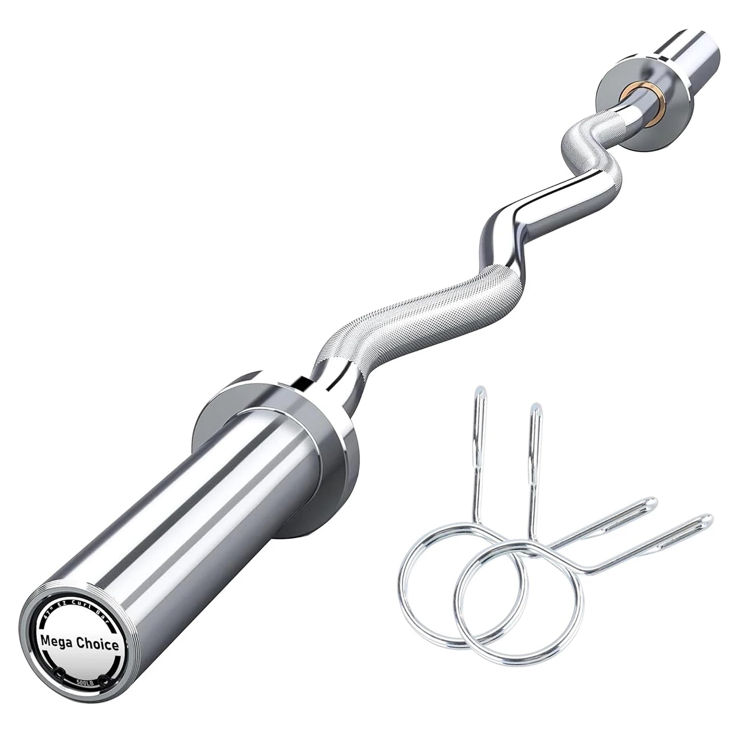 TWISTER.CK EZ Curl Barbell For Weightlifting And Powerlifting