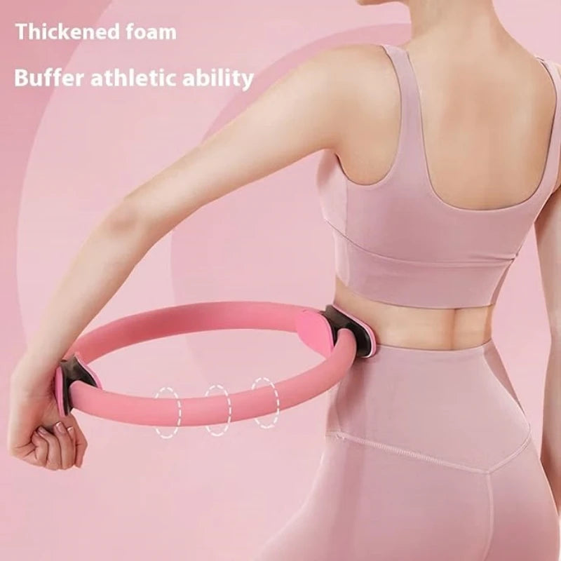 Pilates Rings Set For Home Exercise And Yoga With Handles
