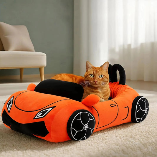 CWV Supercar Cat Bed Cozy Plush Mat For Puppy Kitty