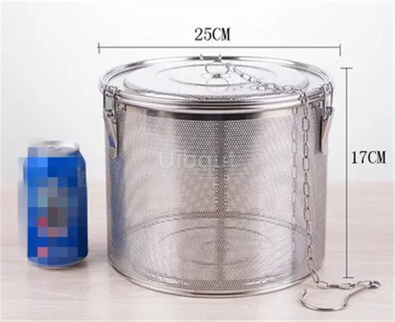 304 Stainless Steel Round Hole Colander Strainer