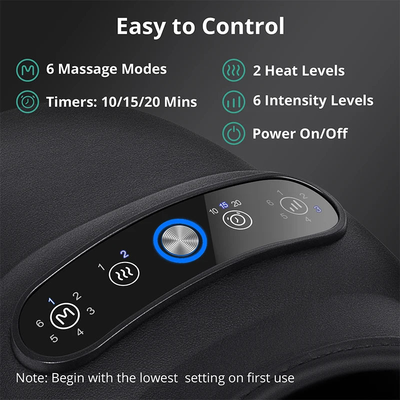 Medcursor Wireless Hand Massager With Air Compression Acupoint Massage