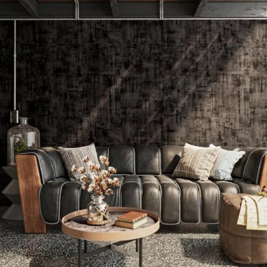 Industrial Style Concrete Checkerboard Contact Paper Peel And Stick Wallpaper