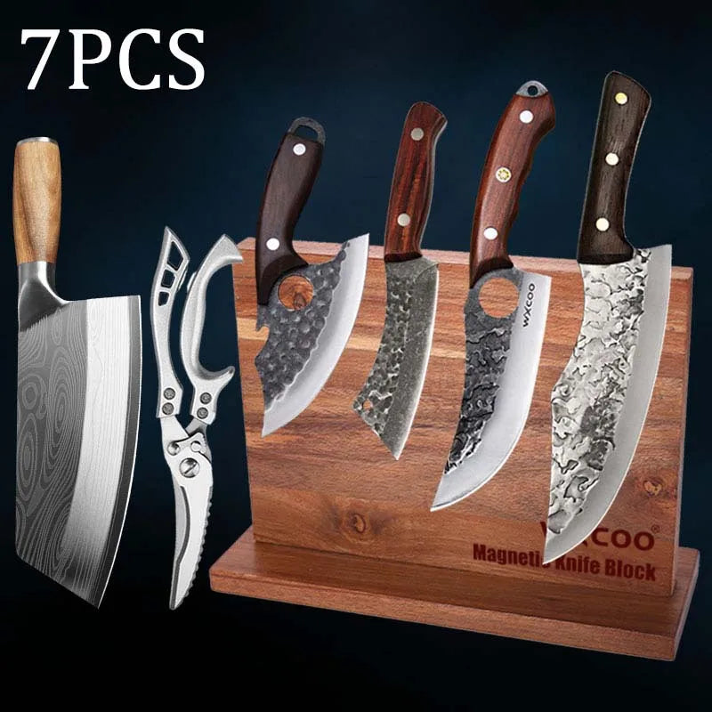 Stainless Steel Chef Knife Set Multipurpose Kitchen Utility Knives